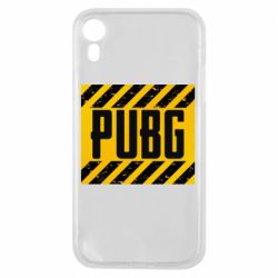 Чехол для iPhone XR PUBG and stripes - PrintSalon