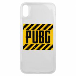 Чехол для iPhone Xs Max PUBG and stripes - PrintSalon