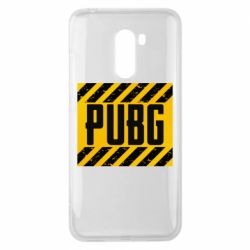Чехол для Xiaomi Pocophone F1 PUBG and stripes - PrintSalon