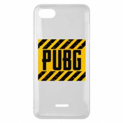 Чехол для Xiaomi Redmi 6A PUBG and stripes
