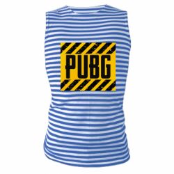 Майка-тельняшка PUBG and stripes - PrintSalon