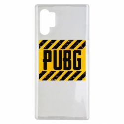 Чехол для Samsung Note 10 Plus PUBG and stripes - PrintSalon