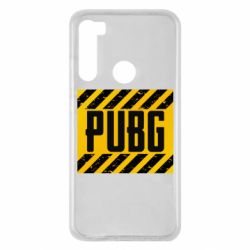 Чехол для Xiaomi Redmi Note 8 PUBG and stripes - PrintSalon