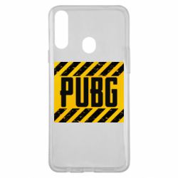Чехол для Samsung A20s PUBG and stripes - PrintSalon