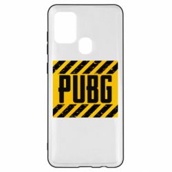 Чехол для Samsung A21s PUBG and stripes - PrintSalon