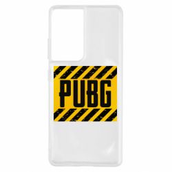 Чехол для Samsung S21 Ultra PUBG and stripes - PrintSalon