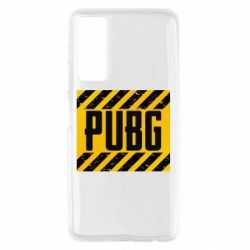 Чехол для Huawei P Smart 2021 PUBG and stripes - PrintSalon