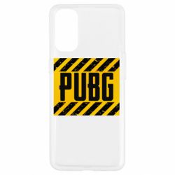 Чехол для Oppo Reno 4 PUBG and stripes - PrintSalon