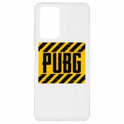 Чехол для Xiaomi Redmi Note 10 Pro PUBG and stripes - PrintSalon