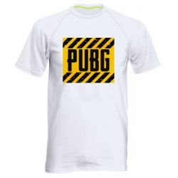 Мужская футболка для спорта PUBG and stripes - PrintSalon