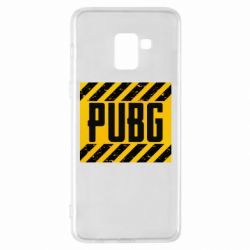 Чехол для Samsung A8+ 2018 PUBG and stripes - PrintSalon