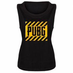 Женская майка PUBG and stripes - PrintSalon