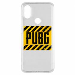 Чехол для Xiaomi Mi A2 PUBG and stripes - PrintSalon