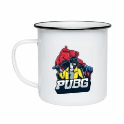 Кружка эмалированная Pubg art 1