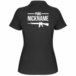 Женское поло Pubg automat - PrintSalon