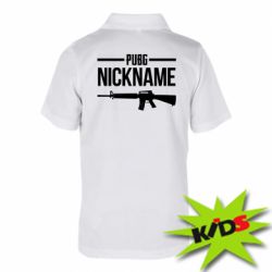 Детское поло Pubg automat - PrintSalon