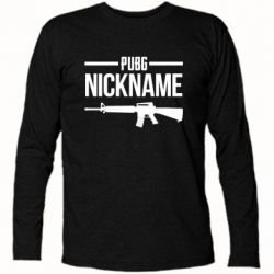 Футболка с длинным рукавом Pubg automat - PrintSalon