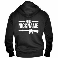 Мужское худи на молнии Pubg automat - PrintSalon