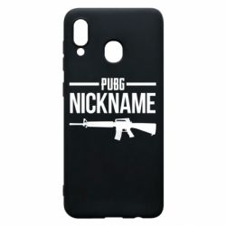 Чехол для Samsung A30 Pubg automat - PrintSalon