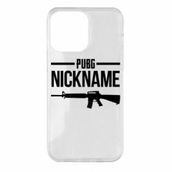 Чехол для iPhone 14 Pro Max Pubg automat - PrintSalon