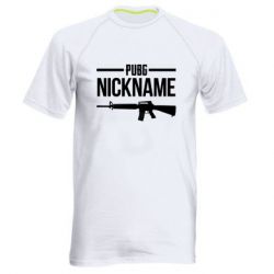 Мужская футболка для спорта Pubg automat - PrintSalon