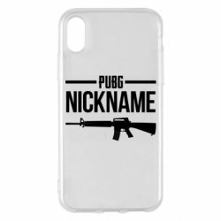 Чехол для iPhone X/Xs Pubg automat - PrintSalon