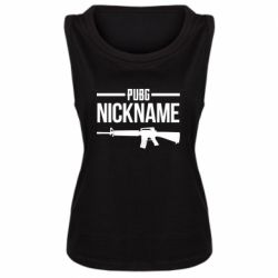 Женская майка Pubg automat - PrintSalon