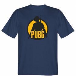 Мужская футболка Stedman PUBG logo and game hero - PrintSalon