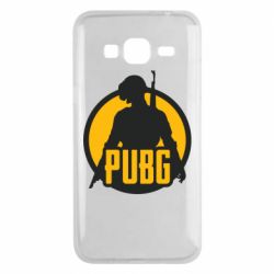 Чехол для Samsung J3 2016 PUBG logo and game hero - PrintSalon
