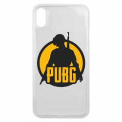 Чехол для iPhone Xs Max PUBG logo and game hero - PrintSalon