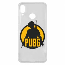 Чехол для Huawei P Smart Plus 2018 PUBG logo and game hero - PrintSalon