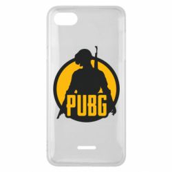 Чехол для Xiaomi Redmi 6A PUBG logo and game hero