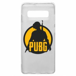 Чехол для Samsung S10+ PUBG logo and game hero - PrintSalon
