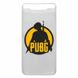 Чехол для Samsung A80 PUBG logo and game hero - PrintSalon