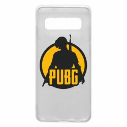 Чехол для Samsung S10 PUBG logo and game hero - PrintSalon