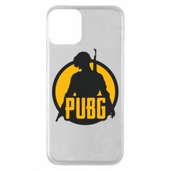 Чехол для iPhone 11 PUBG logo and game hero - PrintSalon