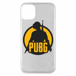 Чехол для iPhone 11 Pro PUBG logo and game hero - PrintSalon