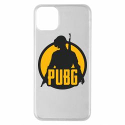 Чохол для iPhone 11 Pro Max PUBG logo and game hero