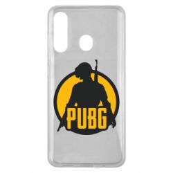 Чехол для Samsung M40 PUBG logo and game hero - PrintSalon