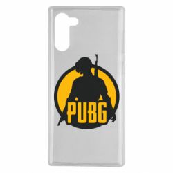 Чехол для Samsung Note 10 PUBG logo and game hero - PrintSalon