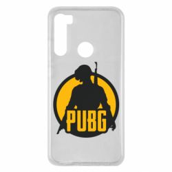 Чехол для Xiaomi Redmi Note 8 PUBG logo and game hero - PrintSalon