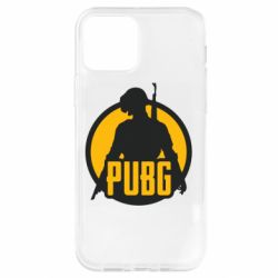 Чехол для iPhone 12 PUBG logo and game hero - PrintSalon