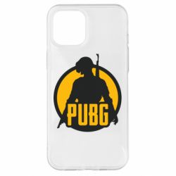 Чехол для iPhone 12 Pro Max PUBG logo and game hero - PrintSalon