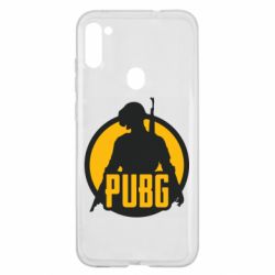 Чехол для Samsung A11/M11 PUBG logo and game hero - PrintSalon
