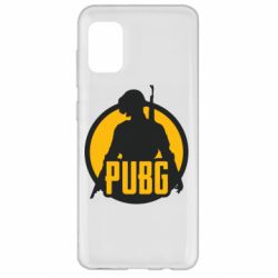 Чехол для Samsung A31 PUBG logo and game hero - PrintSalon