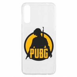 Чохол для Samsung A50 PUBG logo and game hero