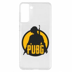 Чехол для Samsung S21+ PUBG logo and game hero - PrintSalon