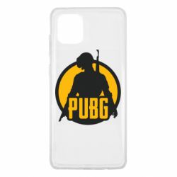Чехол для Samsung Note 10 Lite PUBG logo and game hero - PrintSalon