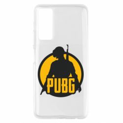 Чехол для Huawei P Smart 2021 PUBG logo and game hero - PrintSalon