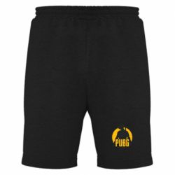 Мужские шорты PUBG logo and game hero - PrintSalon